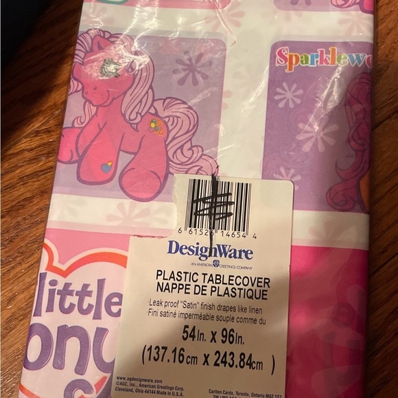 Colorful My Little Pony Tablecloth 54”x96” Designware - Picture 2 of 7